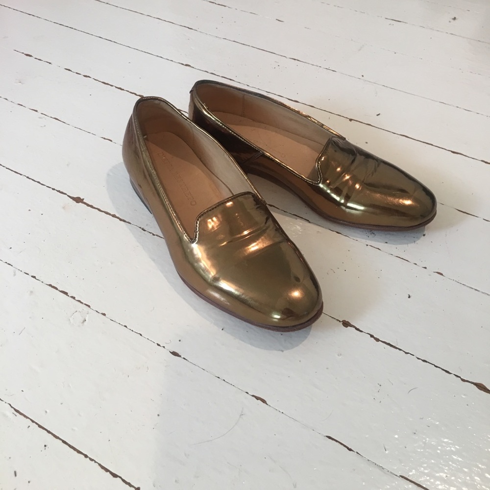Dieppa Restrepo Gold Loafers 7