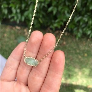 Kendra Scott Elisa Necklace in Peridot Illusion