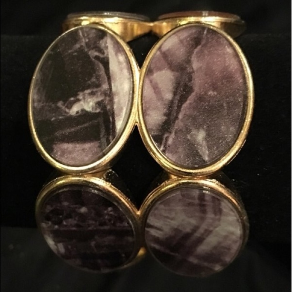 PURPLE MOTHER-OF-PEARL BRACELET
