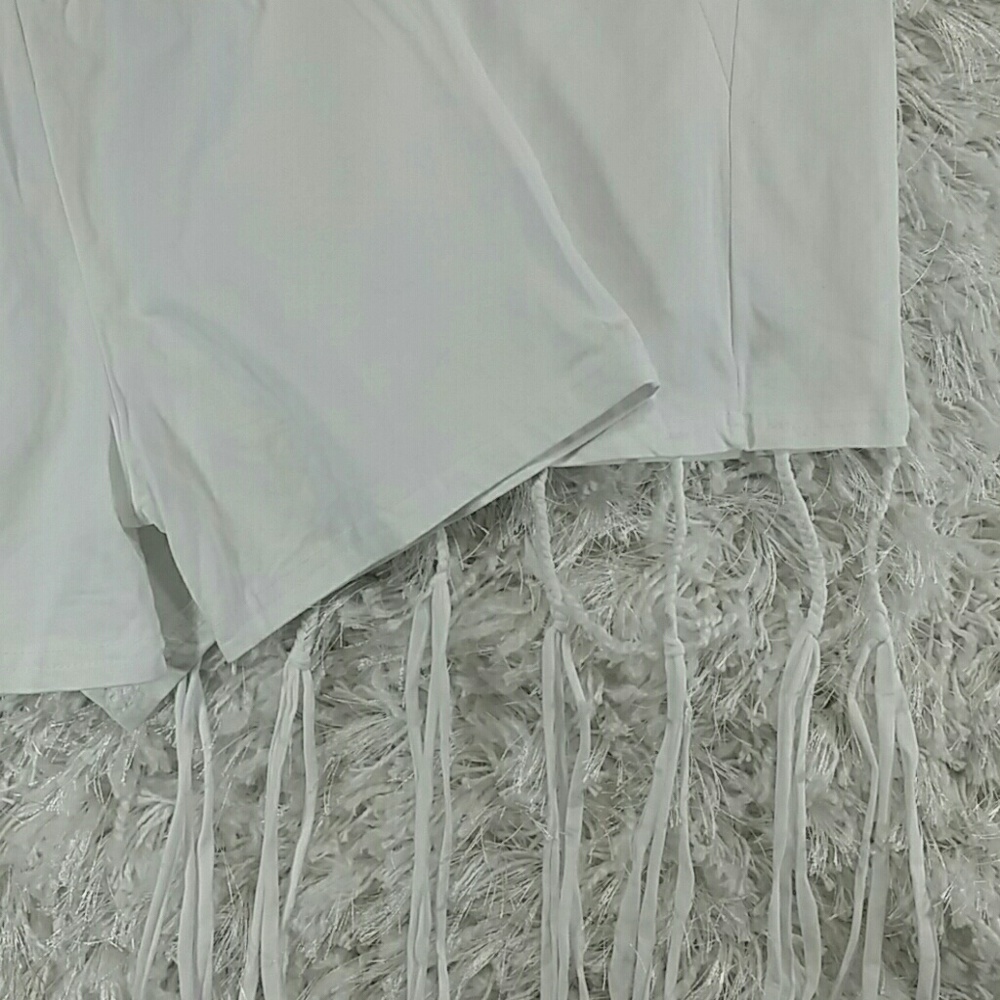 White Long Fringes 2 pc set. Kids  :) - Picture 2 of 5