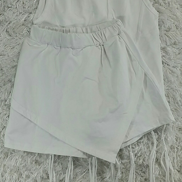White Long Fringes 2 pc set. Kids  :) - Picture 5 of 5