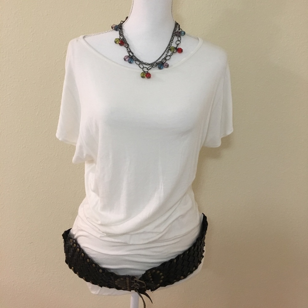 Belted top NWOT
