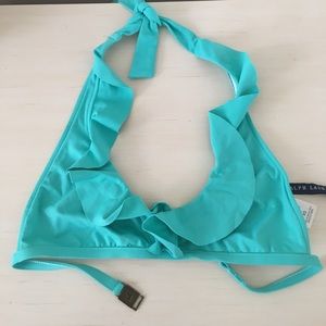 Ralph Lauren Triangle Ruffle Bikini Top