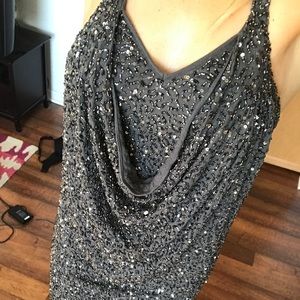 Haute Hippie beaded mini dress. A stunner!