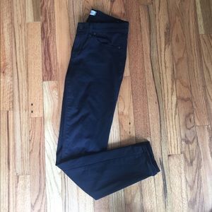 Madewell black skinny sateen jeans - size 28