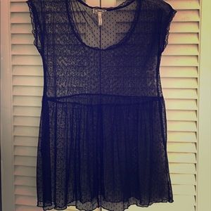 Sheer Babydoll Tunic