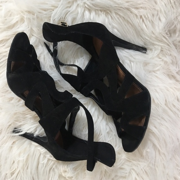 Black caged heels - Picture 2 of 2