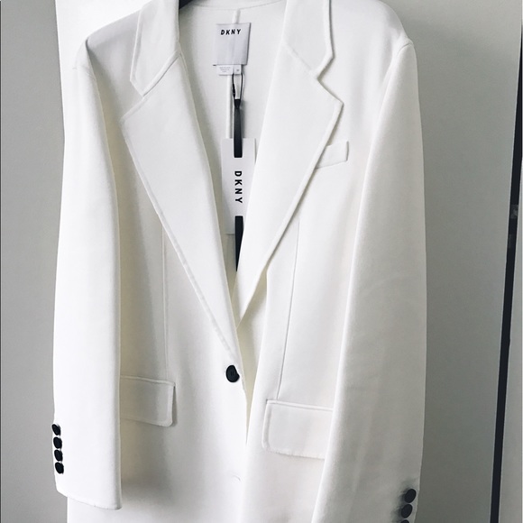 BRAND NEW DKNY Oversized Notch Collar Jacket - Picture 2 of 6