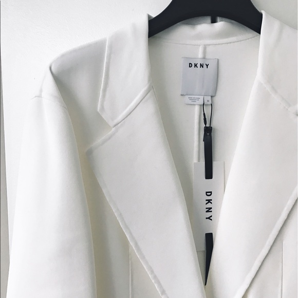 BRAND NEW DKNY Oversized Notch Collar Jacket - Picture 3 of 6