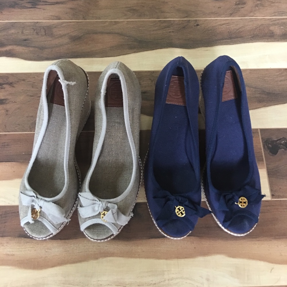 Tory Burch wedges.