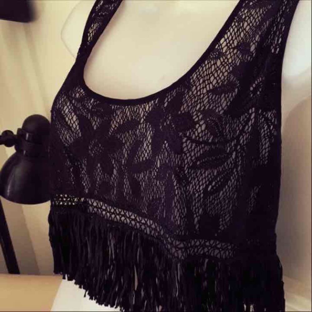Cute Victoria Secret Fringe Top
