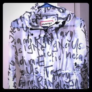 HUNTER BOOT - Desert white clear smock - Graffiti