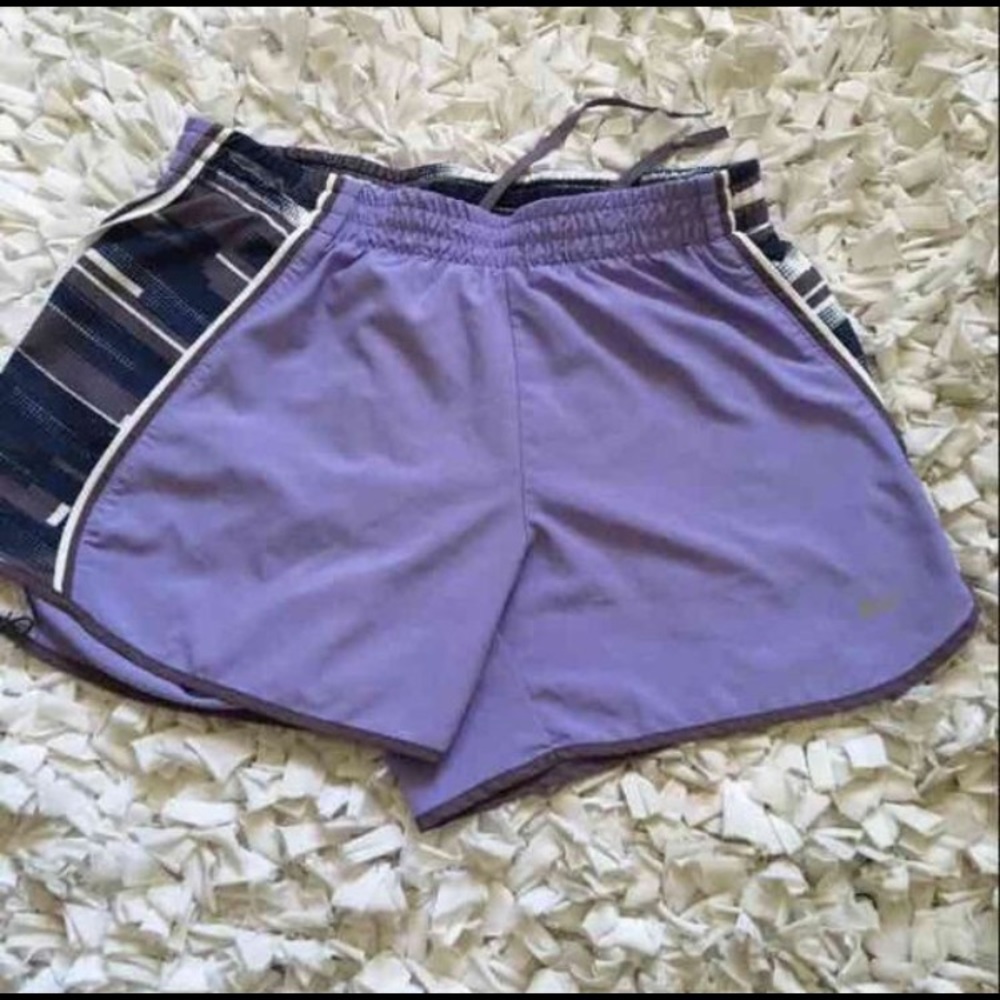 Purple Nike Dri Fit Shorts