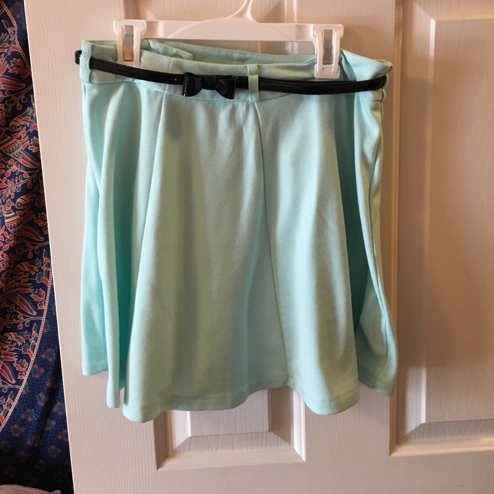 Mint Green Skirt w/ Belt