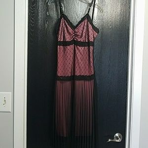 Lace slip dress