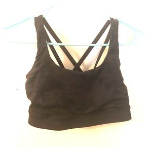 Black Camo Lulu Lemon Sports Bra
