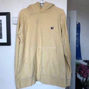 The hundreds yellow pull over sweatshirt
