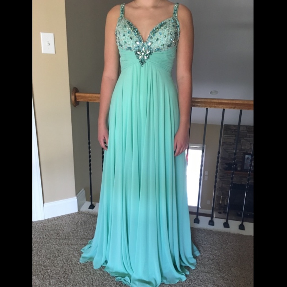 Prom Dress Jasz Couture Mint Size 6