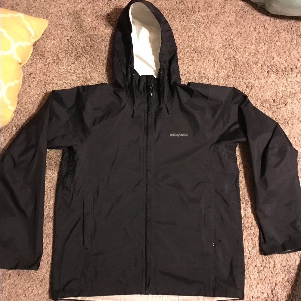 Black Patagonia Rain Jacket
