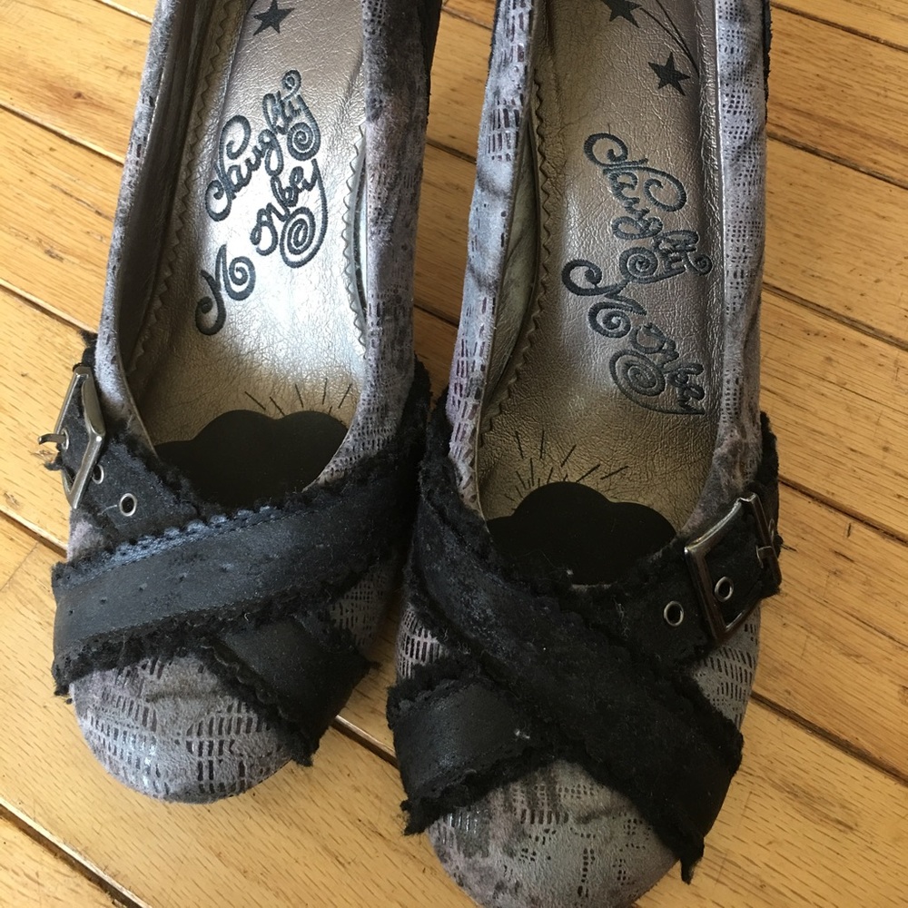 Unique black Naughty Monkey heels