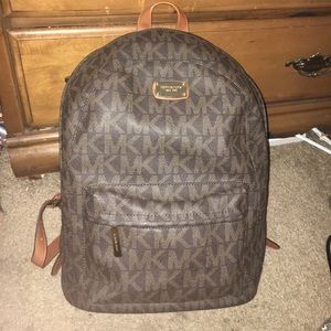 Michael Kors logo backpack