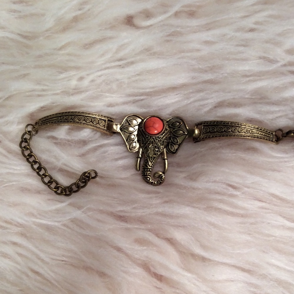 Elephant Shape Gem Bracelet - Picture 1 of 5