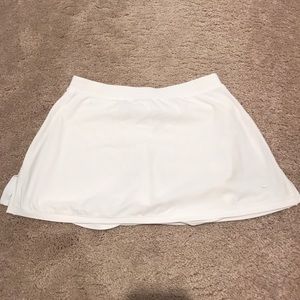 White Nike tennis skirt