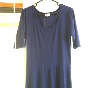 Lularoe Ana maxi dress in solid NAVY ❤ Medium