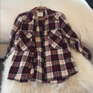 Light weight plaid shirt