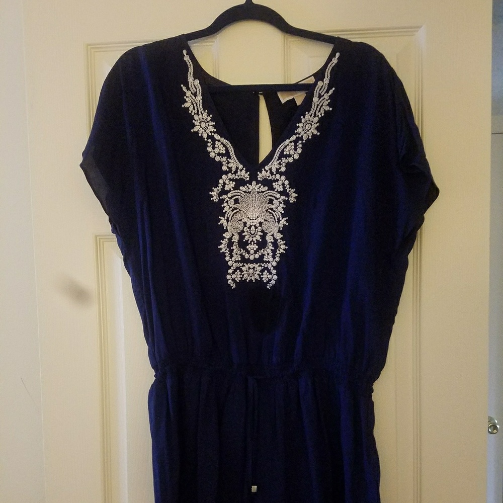 Embroidered Romper