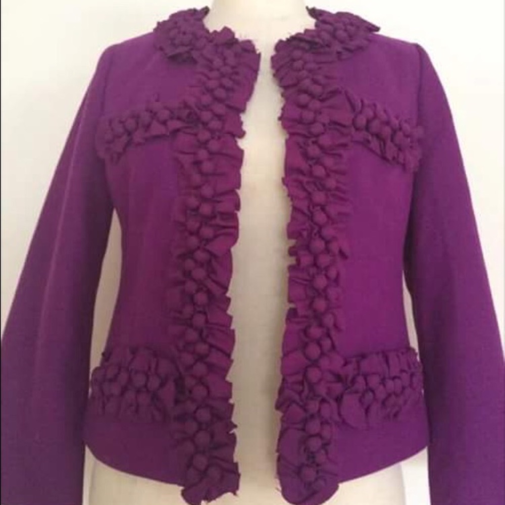 ISO J. Crew blazer in Berry, Size 10