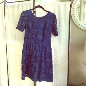 Blue Lace Dress