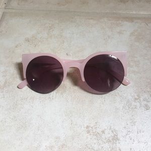 Pink retro sunglasses