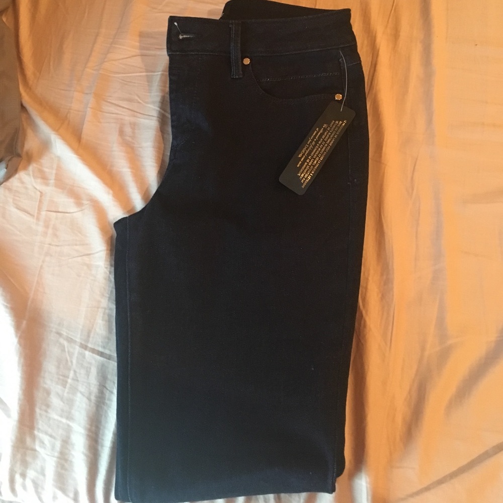 Bebe dark rinse jeans