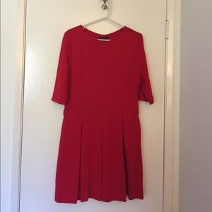 MNG by Mango - Red Skater Dress - Large