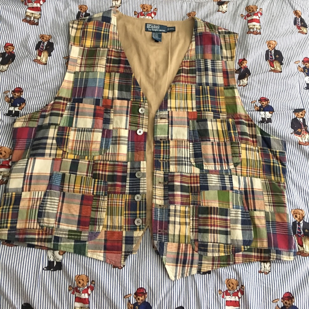Ralph Lauren Madras vest