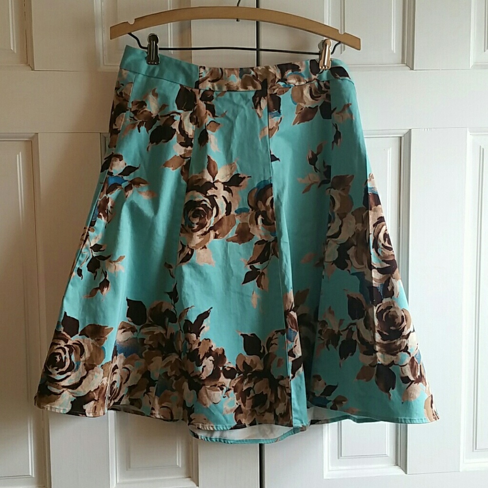 Blue Rose Skirt