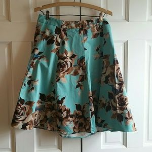 Blue Rose Skirt