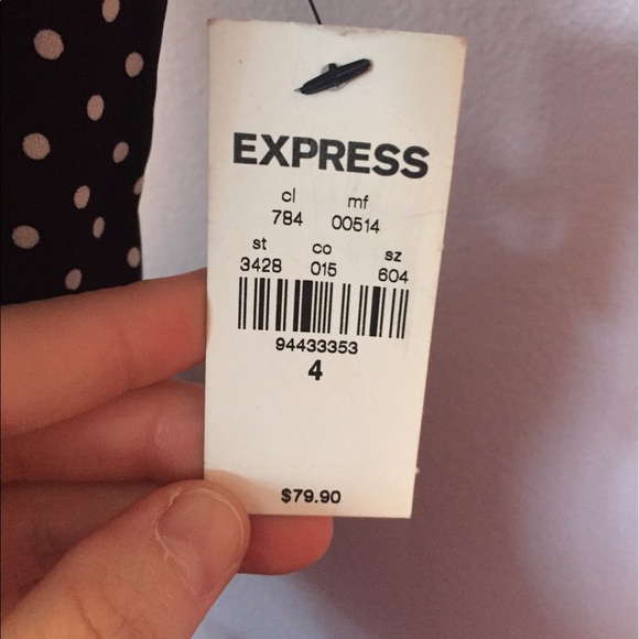 Chiffon high neck tie express dress - Picture 3 of 5