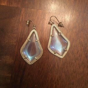 Clear Kendra Scott earrings