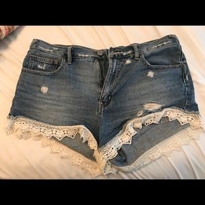 Free People Jean Shorts