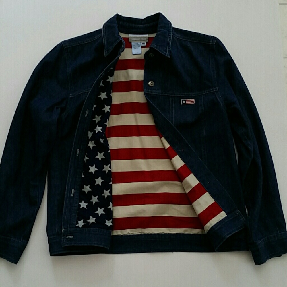 Coldwater Creek Lined Denim Jacket, Size XS