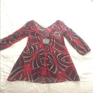 Sheer tunic