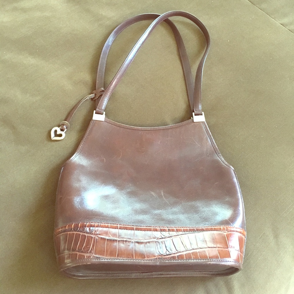 Brighton brown leather shoulder bag