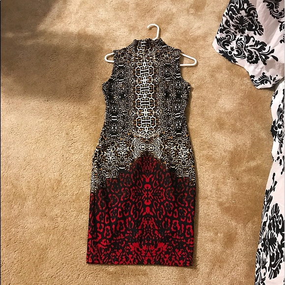venus leopard dress
