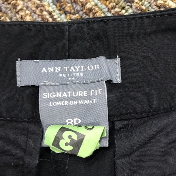Ann Taylor Black Chino Shorts 8p - Picture 2 of 6