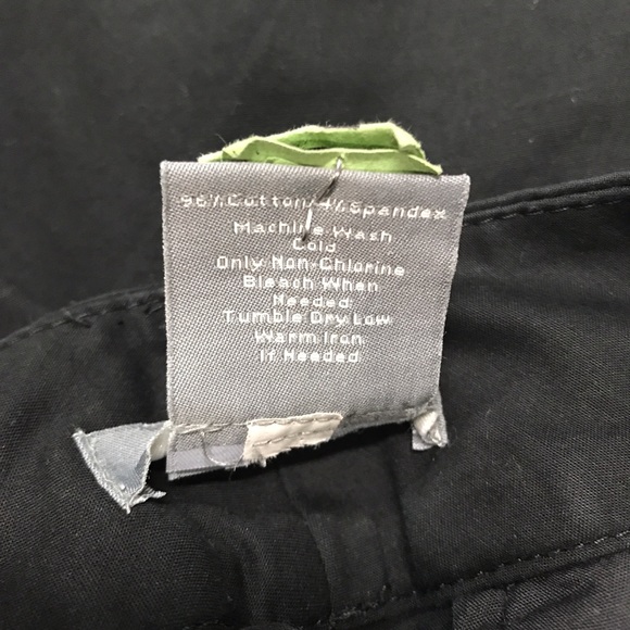 Ann Taylor Black Chino Shorts 8p - Picture 4 of 6