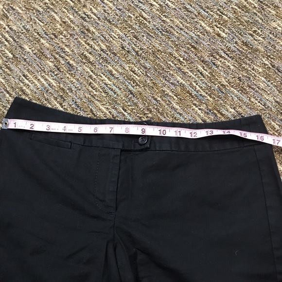 Ann Taylor Black Chino Shorts 8p - Picture 5 of 6