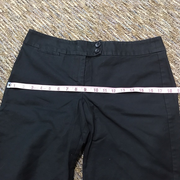 Ann Taylor Black Chino Shorts 8p - Picture 6 of 6