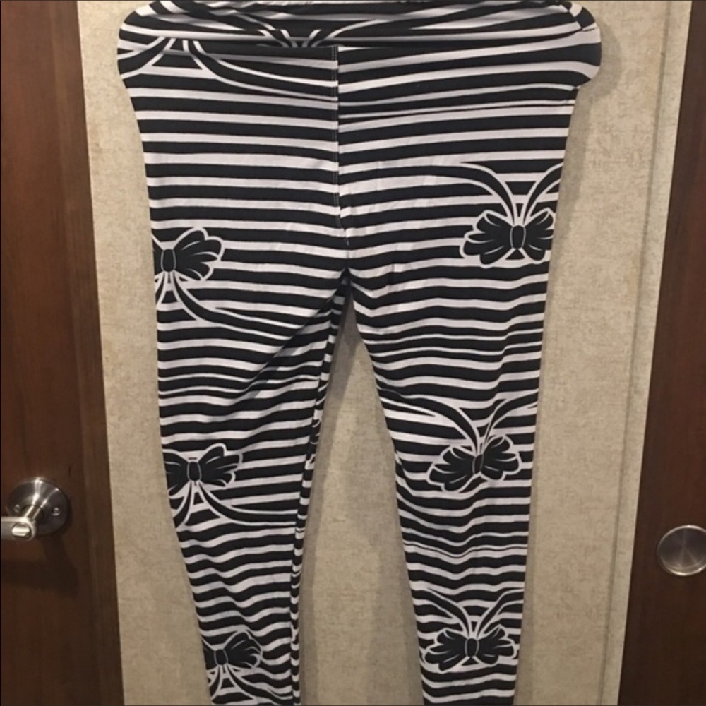 OS Unicorn Lularoe Original Bow Leggings